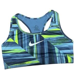 Nike Women's Blue and green sport bra